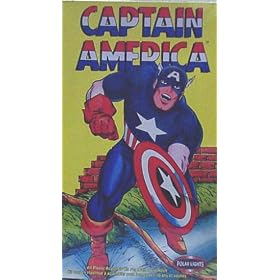 Captain America Plastic Model Kit by Polar Lights