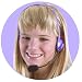 

Hannah Montana Wig with Bangs and DJ Headset Child (One Size Fits Most)