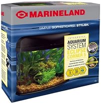 Marineland Eclipse Seamless Integrated Aquarium System, 5 Gallons, Corner