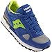 Saucony Originals Women's Shadow Original Sneaker,Blue/Bright Green,7.5 M US
