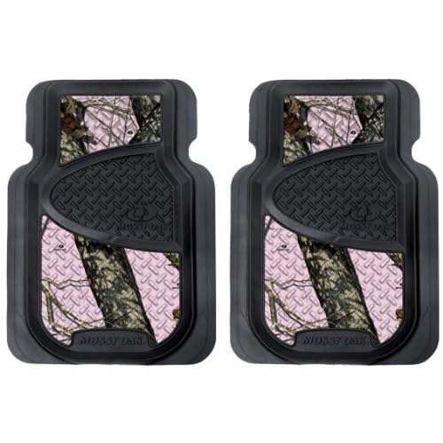 Mossy Oak Pink Camo Front Floor Mats Ropes