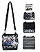 Disney Frozen Olaf Black Adjustable Strap Messenger Shoulder Cross Purse Bag