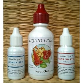 Click here to buy Ear Ache Combo:Hear No Evil 1 2oz, Lympha Rub 1 2oz, Scout Out 2 oz (one of each) Ear... by Liquid Light.