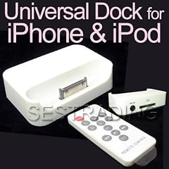 IPHONE SES DOCK DockingStation inkl. FM Transmitter und Remote Control