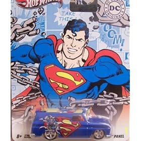 2011 Hot Wheels DC Comics Superman 64 GMC Panel Blue