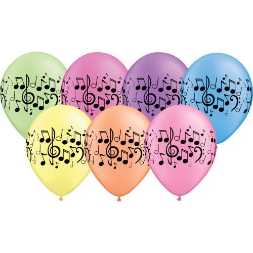 Musical Notes Around - Asstd. Colors - 11