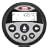 Clarion CMRC1-SB Watertight Marine Remote Control with LCD Display (Silver/Black Rubber Bezel)