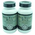TSN Red Yeast Rice, 600mg, 60 Capsules (Pack of 2)