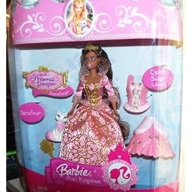 Click here to buy Barbie Princess and the Pauper Erika as Anneliese with Serafina the cat.