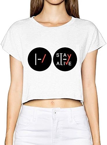 Twenty One Pilots Logo Design Street Print Crop Top Shirt