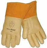 Tillman 42 Top Grain Pigskin Foam Lined MIG Welding Gloves - Small