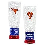 NCAA Texas Longhorns 16-Ounce Crystal Freezer Pilsner