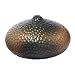 EXP Handcrafted Chocolate Brown Terracotta Disc Vase