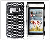 Net Hard Back Case Cover for Nokia N8 Black