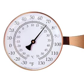 Conant Custom Brass Model T-10C Vermont Copper Large Dial Thermometer by 