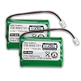 Premium truCELL High-Capacity Baby Monitor Replacement Battery 2 PACK for Graco 2791 , 2791DIG1 , 2795 , 2795DIG1 , TMK NI-MH for use iMonitor vibe , 2796VIB1 and More!