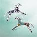 Mosaic Inlay Horse Pins Gift Set
