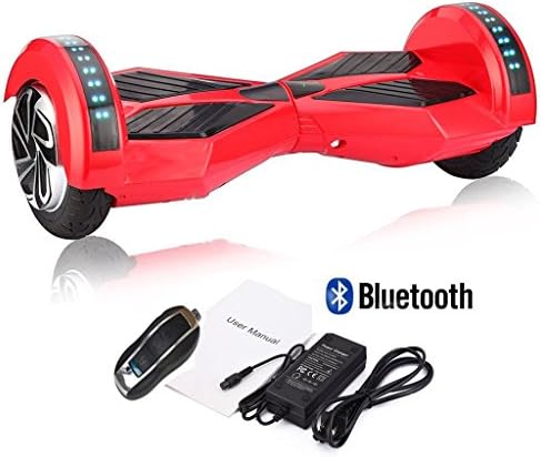Self Balancing Scooter, Esumsky® 8" Two Wheel Smart Self Balancing Electric Scooter Electric Board Drifting Personal Transporter with Bluetooth Speaker with LED Lights with 44000mAh battery