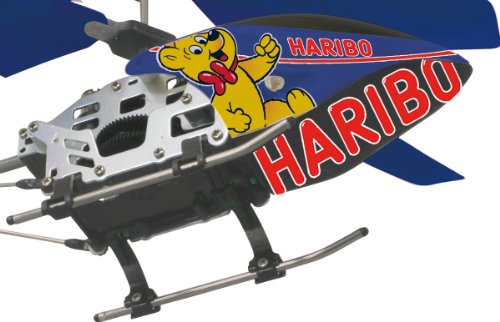 Imagen 5 de Jamara 30340 Haribo® - Mini-helicóptero radio control con luz (control remoto con 3 canales, cargador integrado) [importado de Alemania]