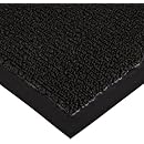 Notrax 141 Ovation Entrance Mat, for Main Entranceways and Heavy Traffic Areas, 4' Width x 6' Length x 5/16" Thickness, Black