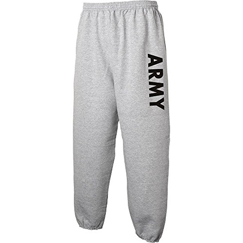 Army Sweat Pants - Military Style Physical Training Sweat Pants in Gray