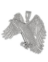 Clevereves 14K White Gold Pendant Eagle 24.6 - Gram(s)