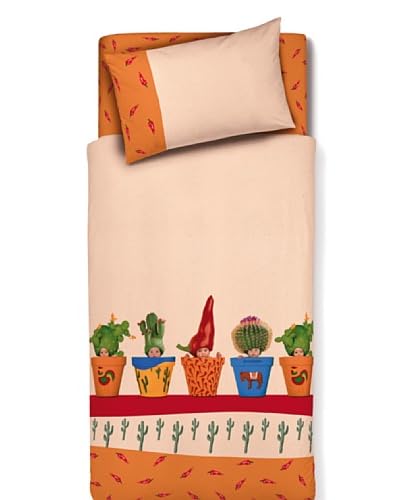 Anne Geddes Parure Copripiumino Cactus Pots singolo