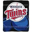 Twins Merchandise - Minnesota Twins Big Stick Raschel 50x60 Blanket