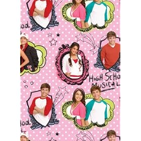 High School Musical Gift Wrap & Tags - 2 of Each