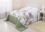 S. Lichtenberg Co. Riley 100-Percent Polyester 3-Piece Queen Bedspread Set, Wisteria