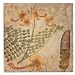 Decorize 166535 Tropical Botanical Hand-Painted Canvas - J. Michael Sandel