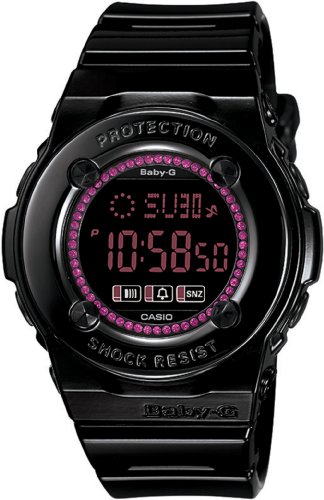 Casio Women's BG1300MB-1 Baby-G Shock Resistant Black Digital Sport Watch