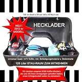 Produkt-Bild: 125 L Quad - ATV Universal Transport Koffer aus hochwertigem Kunststoff, abschliessbar und mit R&uuml;ckenlehne. Inkl. Montagematerial und verst&auml;rkter Bodenschale.