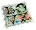 Peggy Karr 10-Inch Glass Love Letters Square Plate