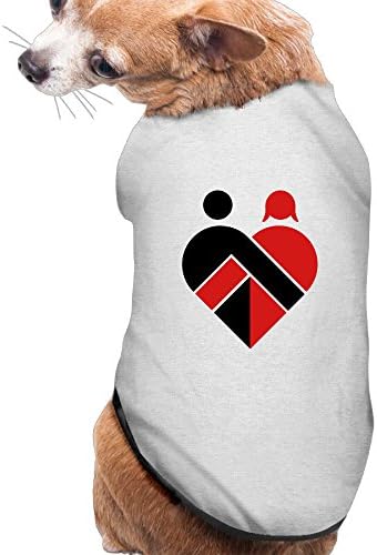 SUNMMG Lovers Heart Babydoll Dress Pet Clothing