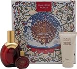 Rouge by Hermes for Women 3 Piece Set Includes: 1.6 oz Eau de Toilette Spray +1.7 oz Perfumed Body Cream + 0.16 oz Eau de Toilette Miniature Collectible