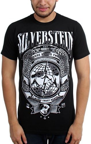 Silverstein - Mens Hands Slim Fit T-Shirt, X-Large, As Shown