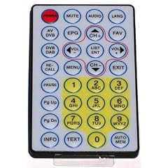 Original Fernbedienung f�r Auto DVB-T doppel Diversity Tuner / Receiver DVB2008 / DVB-2008 u. �hnliche DVB