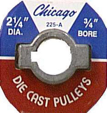 Pulley Die Cast 2 1/2 Inch Dia