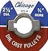 Pulley Die Cast 2 1/2 Inch Dia