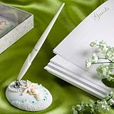 Finishing Touches Collection Beach Themed Wedding Pen and Holder Set, 1 piece
