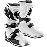 Thor Youth Quadrant Boots , Color: White, Size: 2 XF3411-0190