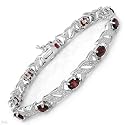 Attractive Brand New Bracelet With Genuine Diamond Beautifully Crafted in 925 Sterling silver. Total item weight 13.5g Length 7in - Certificate Available.