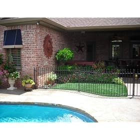 Indoor/Outdoor Green Grass Turf Area Rug 5'x6'