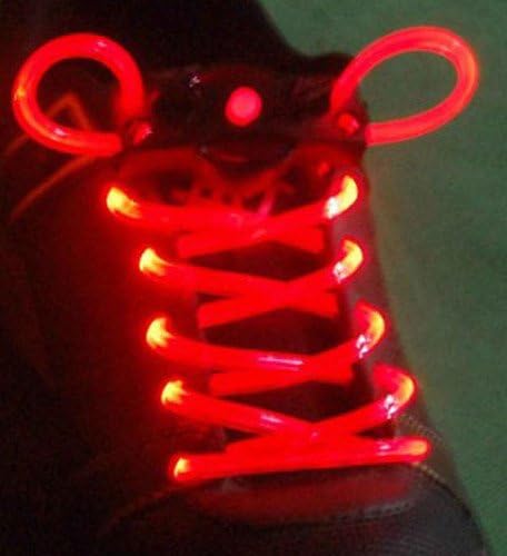 LED Light Up Shoelaces - Red