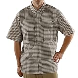 ExOfficio Men's Air Strip Micro Plaid Long Sleeve Shirt