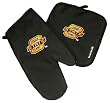 OSU Oklahoma State University Logo Cowboys Oven Mitt and Logo Potholder Set for Kitchen Tailgating or Barbecue Pot Holder College NCAA Licensed Kitchen Tailgating Accessories make Great Unique GIFT IDEAS for HIM or HER, College Students Fans Men Ladies