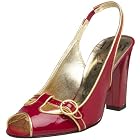 Tibi Women's Ellie Peep Toe Slingback