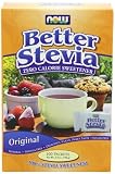 NOW Foods Stevia Extract Packets Twinpack,  100 Count  Boxes (Pack of 2)