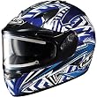 HJC Specter with Electric Shield Men's IS-16SN Snow Snowmobile Helmet w/ Free B&F Heart Sticker Bundle - MC-2